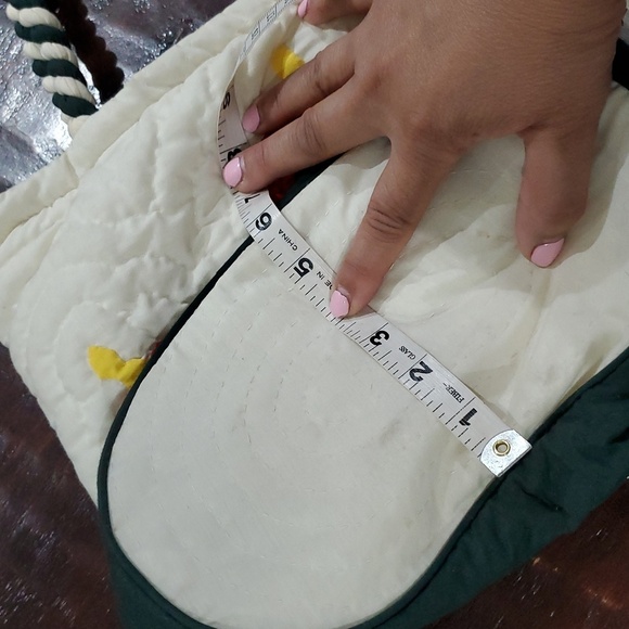 QUILTED HIBISCUS HAWAIIAN FLOWERS SHOULDER BAG TOTE ISLANDER HANDMADE TROPICAL - Picture 5 of 11